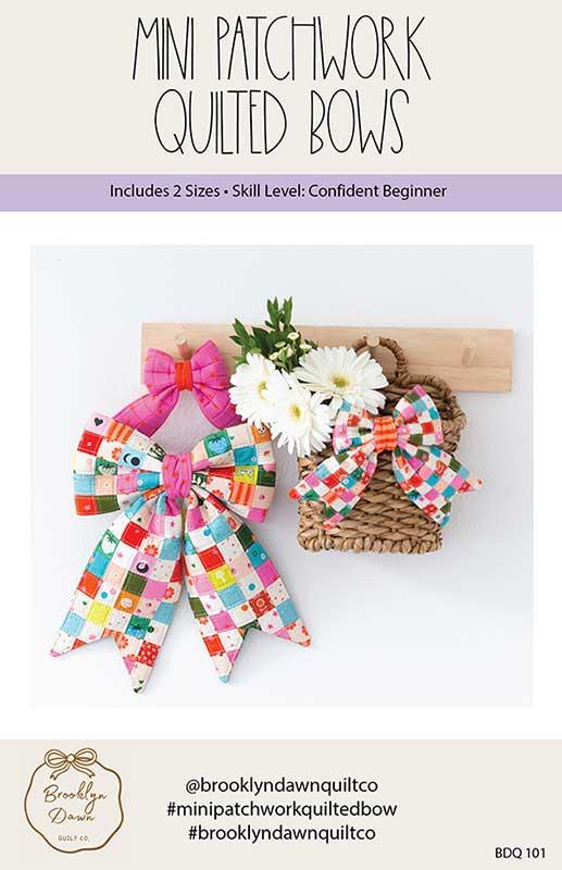 Mini Patchwork Quilted Bows by Brooklyn Dawn Quilt co
