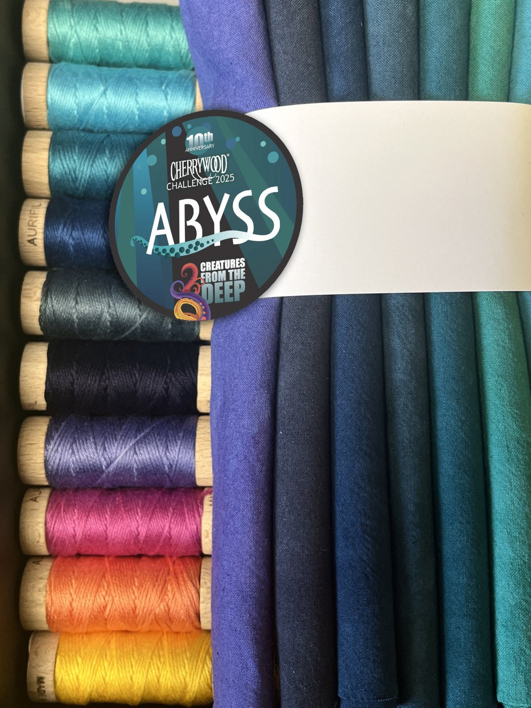 Abyss - Cherrywood Challenge 2025 - Aurifil Thread Collection
