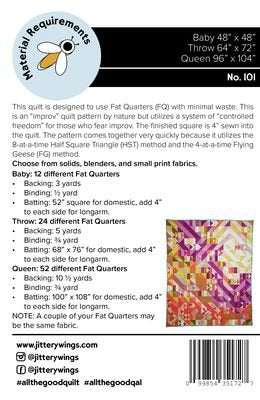 All the Good Quilt Pattern by Jittery Wings Quilt Co