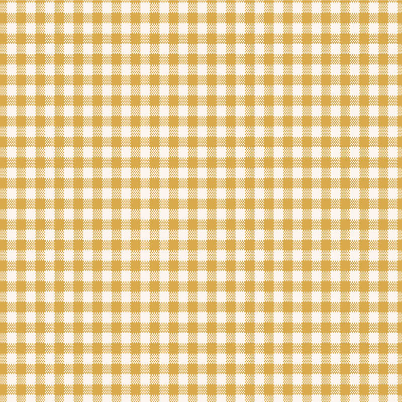 Woven Gingham - Yellow - Village Life