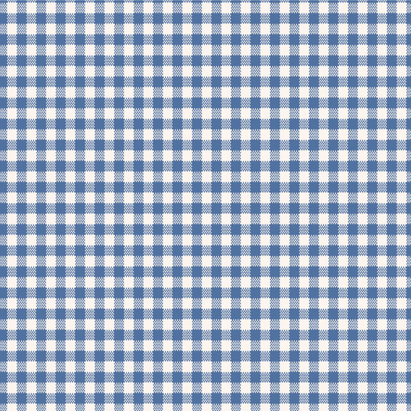 Woven Gingham - Blue - Village Life