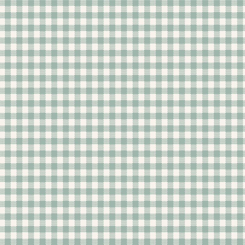 Woven Gingham - Duckegg - Village Life