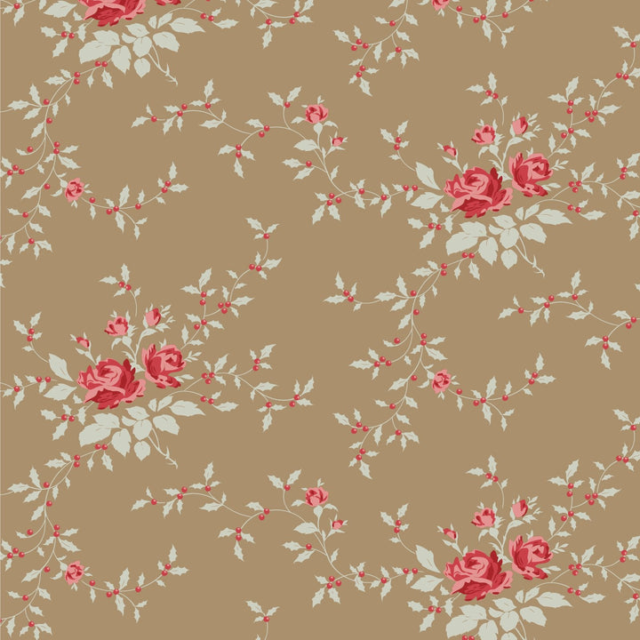 Noel - Taupe - Merry Little Christmas Blenders  by Tilda Fabrics