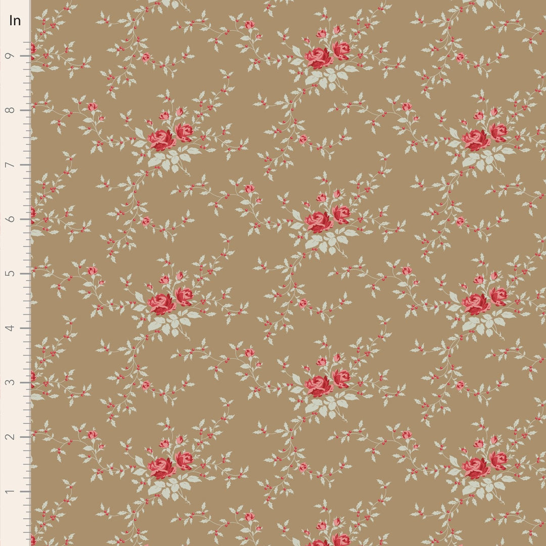 Noel - Taupe - Merry Little Christmas Blenders  by Tilda Fabrics