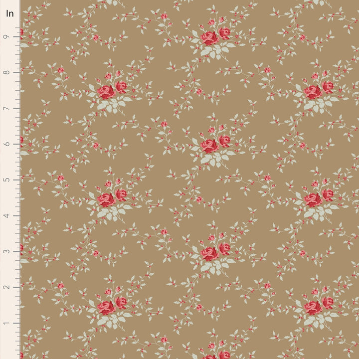 Noel - Taupe - Merry Little Christmas Blenders  by Tilda Fabrics