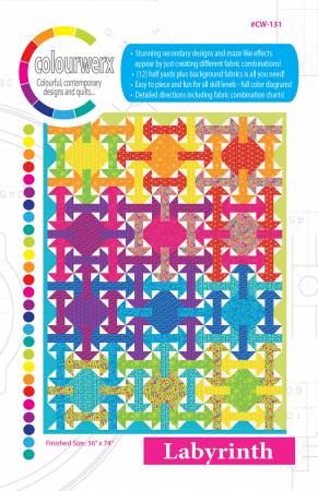 Labyrinth Quilt Pattern by Colourwerx