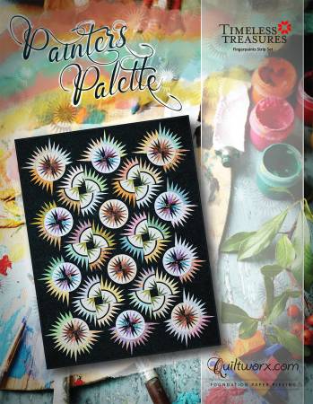 Painters Palette Pattern by Quiltworx