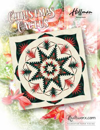 Christmas Cactus Quilt Pattern by Quiltworx