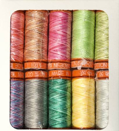 Tula Pink 10 Small Spools 50wt Cotton Aurifil Premium Collection