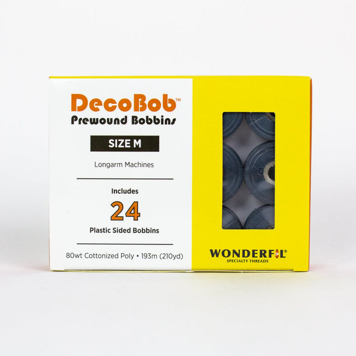 DecoBob Metal Blue Prewound Bobbins Size M 24ct 315