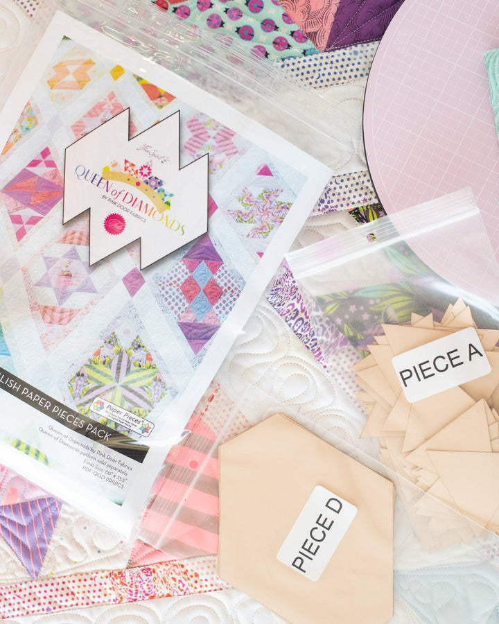 Queen of Diamonds Complete (Papers) Piece Pack EPP by Paper Pieces