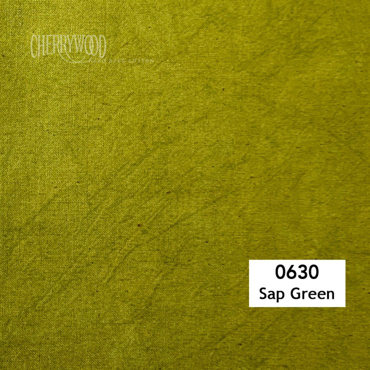 Sap Green 0630 Cherrywood Hand Dyed Fabric