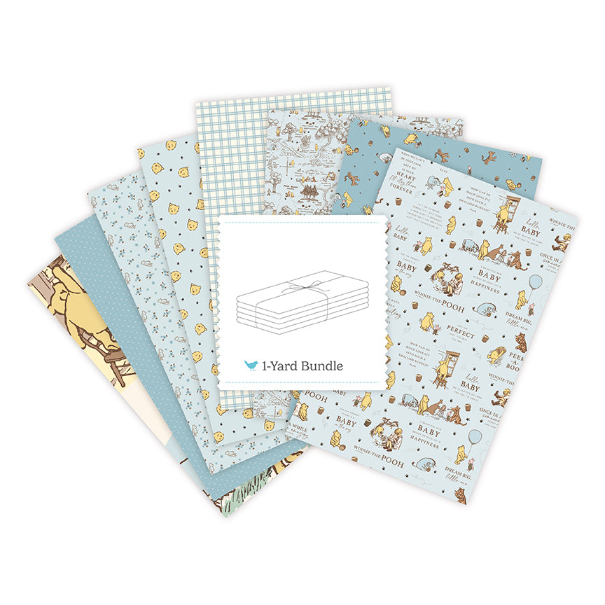 Blue 1-Yard Bundle - Winnie-the-Pooh Baby