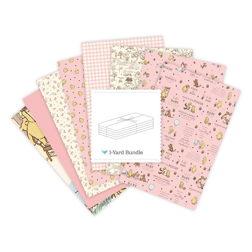 Pink 1-Yard Bundle - Winnie-the-Pooh Baby