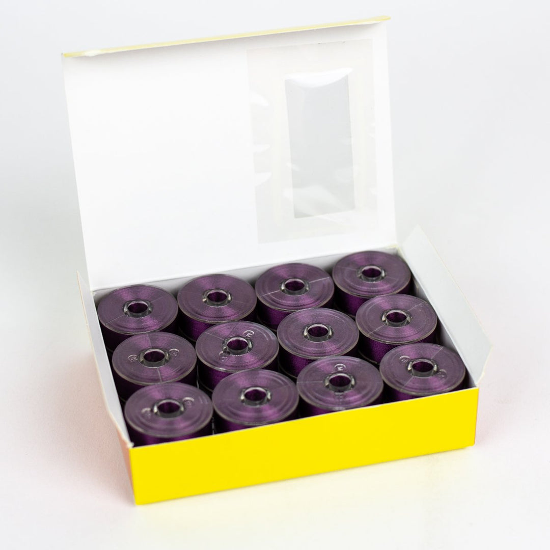 DecoBob Soft Purple Prewound Bobbins Size M 24ct 308