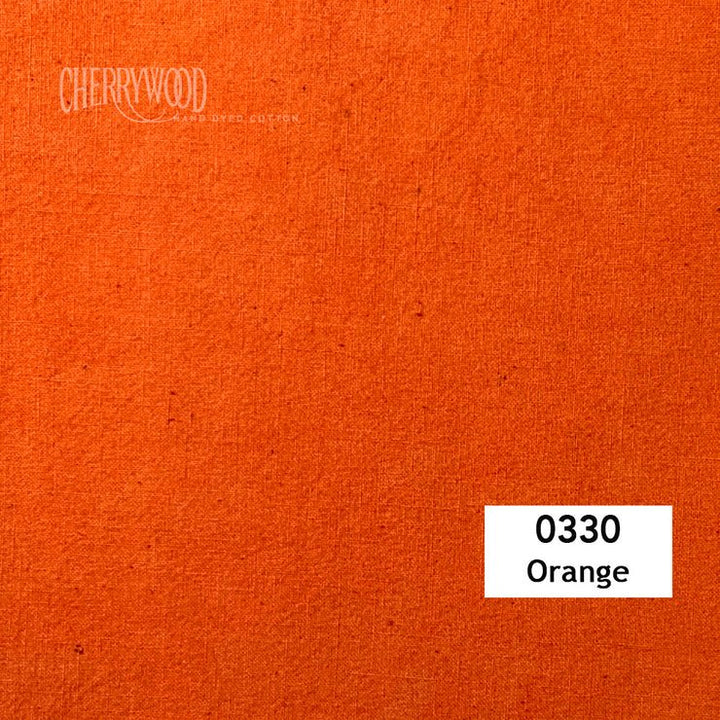 Orange 0330 Cherrywood Hand Dyed Fabric