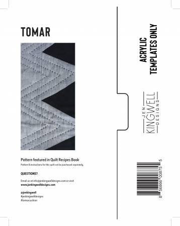 Tomar (Acrylic Template Only) by Jen Kingwell