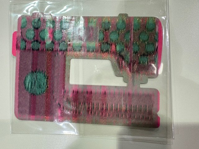 **Limited Edition!** Tula Pink Bernina Sewing Machine Iron-On Woven Patch