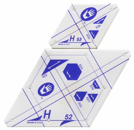 Perfect Patchwork Templates Set H Large Hexagons