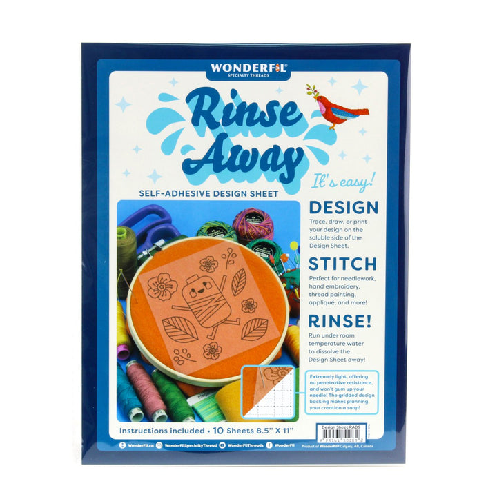 Rinse Away Design Sheets by Wonderfil