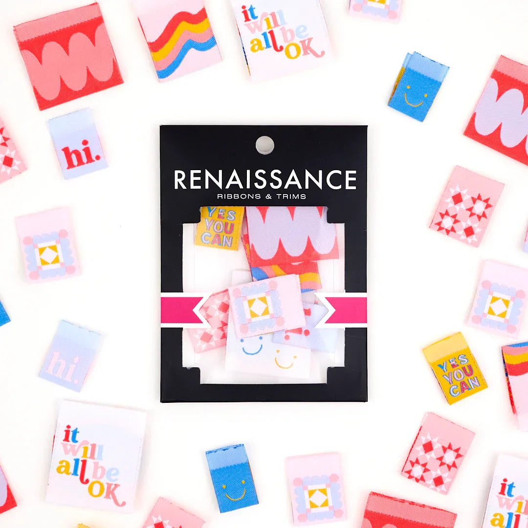 Playful - 8pc Label Pack by Renaissance Ribbons