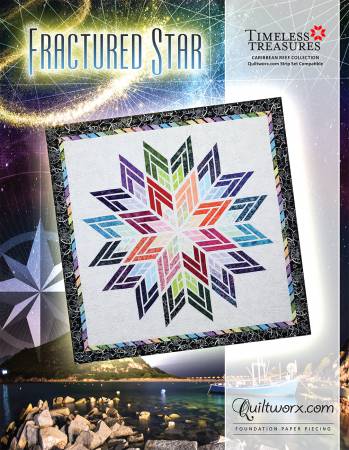 Fractured Star Quilt Pattern by Quiltworx