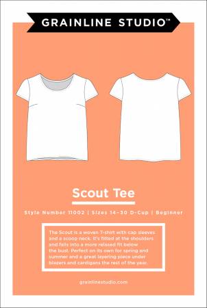 Scout Tee Pattern - Shirt Size 14-30