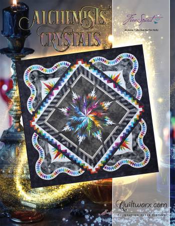 Alchemists Crystals Quilt Pattern by Quiltworx