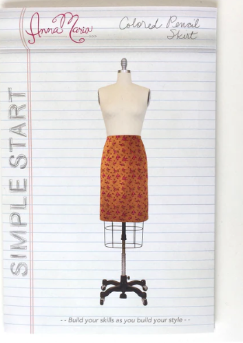 Colored Pencil Skirt Pattern by Anna Maria