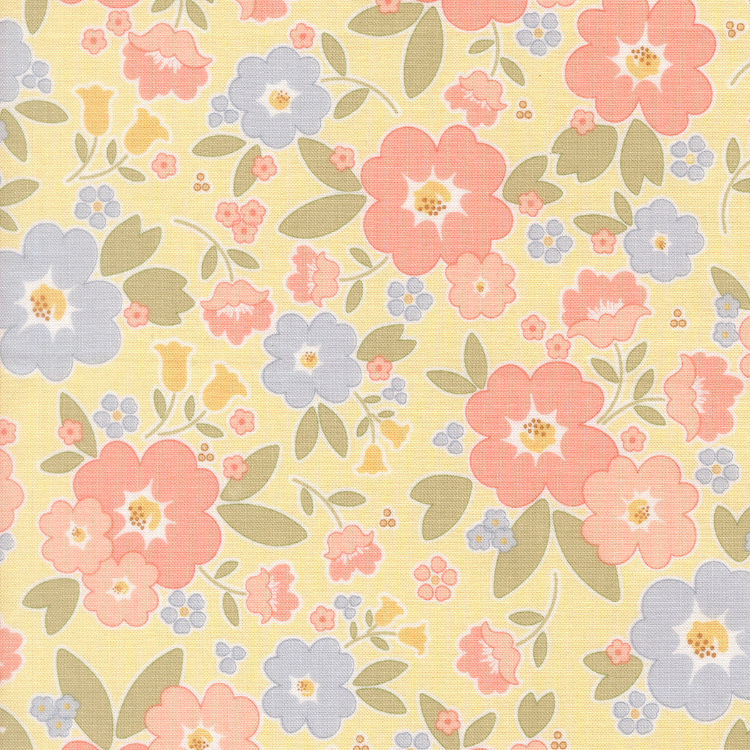 Vintage Blooms - Butter - Handmade Sweetness by Heather Briggs