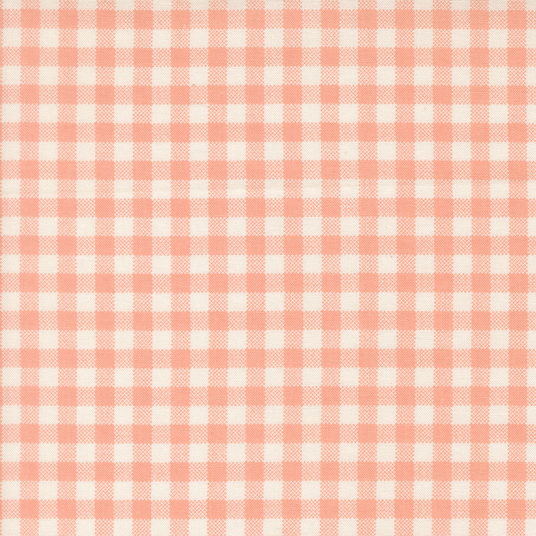 Checks - Peach - Handmade Sweetness by Heather Briggs
