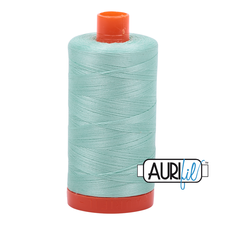 Aurifil Mint A1050-2830 1422yds 50wt Mako Cotton Thread Solid