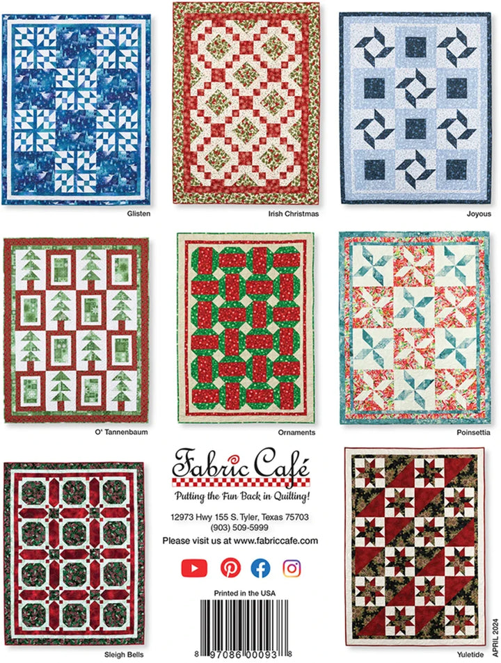 Quick Christmas 3-Yard Quilts Book by Fabric Cafe