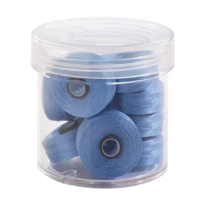 Hawaiian Blue #30284 Magna-Glide Delights Style M Jumbo 132yd Pre-wound Bobbins 10pc Jar