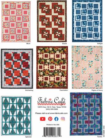 The Magic of 3-yard Quilts Book by Fabric Cafe