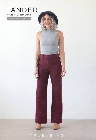 Lander Pant & Short sizes 0-18 Pattern by TrueBias Patterns
