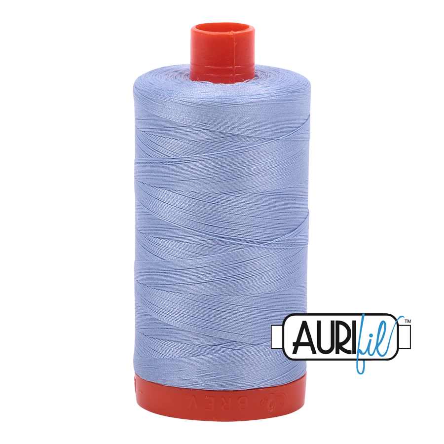 Aurifil Very Light Delft A1050-2770 1422yds 50wt Mako Cotton Thread Solid