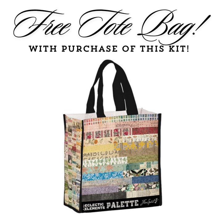 Crossroads featuring Palette by Tim Holtz Quiltworx Fabric Kit