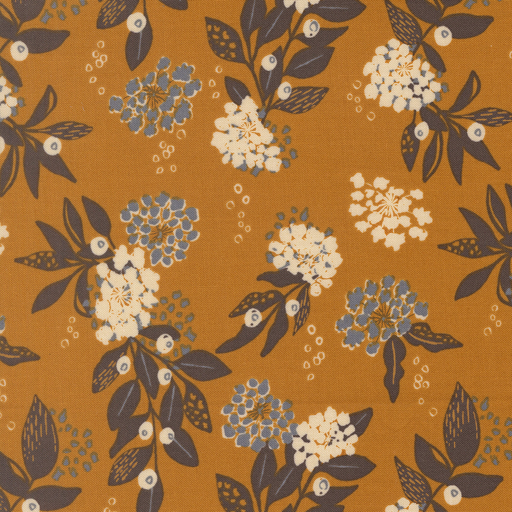 Inflorescence Florals - Caramel - Wellspring by Fancy that Design House