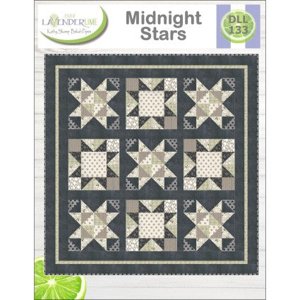 Midnight Stars Quilt Pattern by Lavender Lime