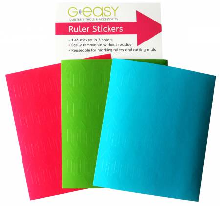 GEasy Ruler Stickers - Tropical Brights Palette by GE Designs