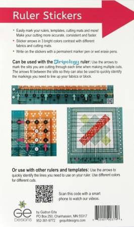 GEasy Ruler Stickers - Tropical Brights Palette by GE Designs