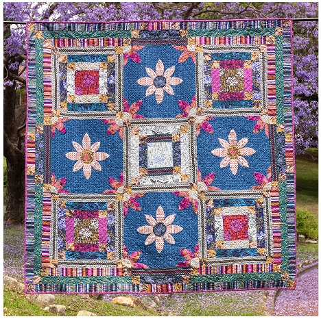 Sidewalk Glances Quilt Pattern by Kathy Doughty of Material Obsession
