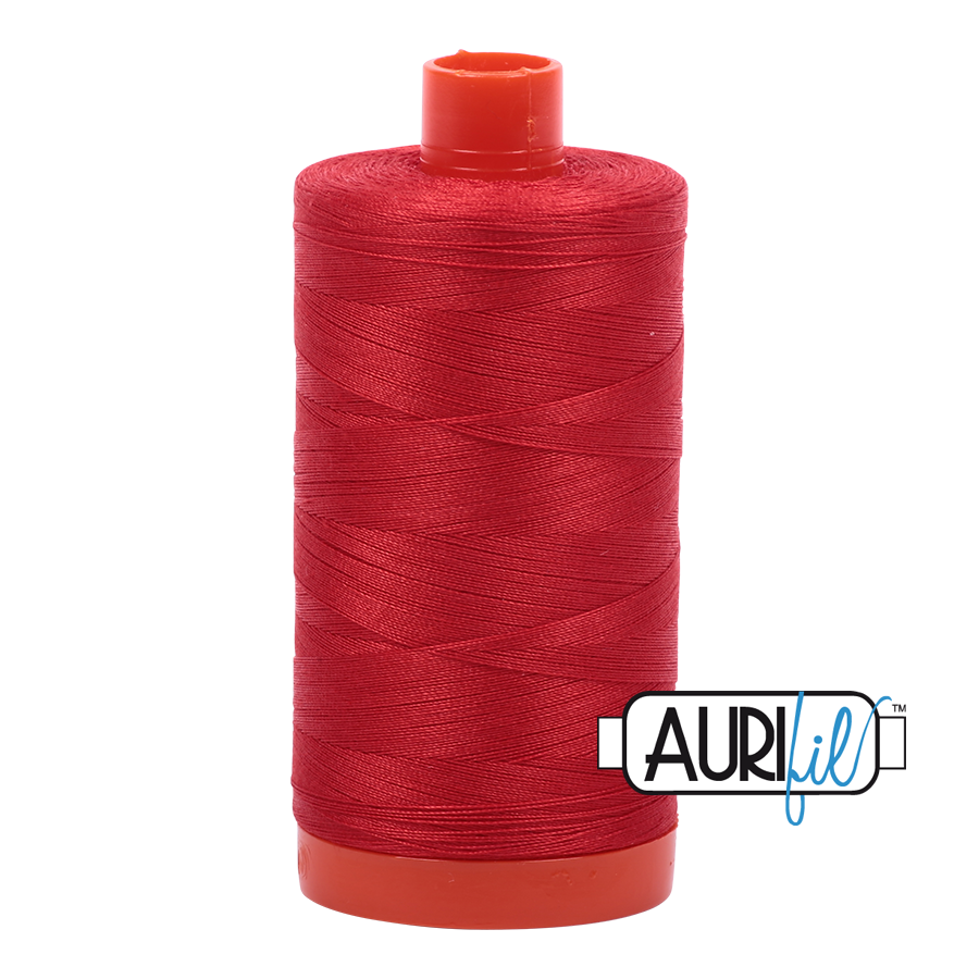 Aurifil Paprika A1050-2270 1422yds 50wt Mako Cotton Thread Solid