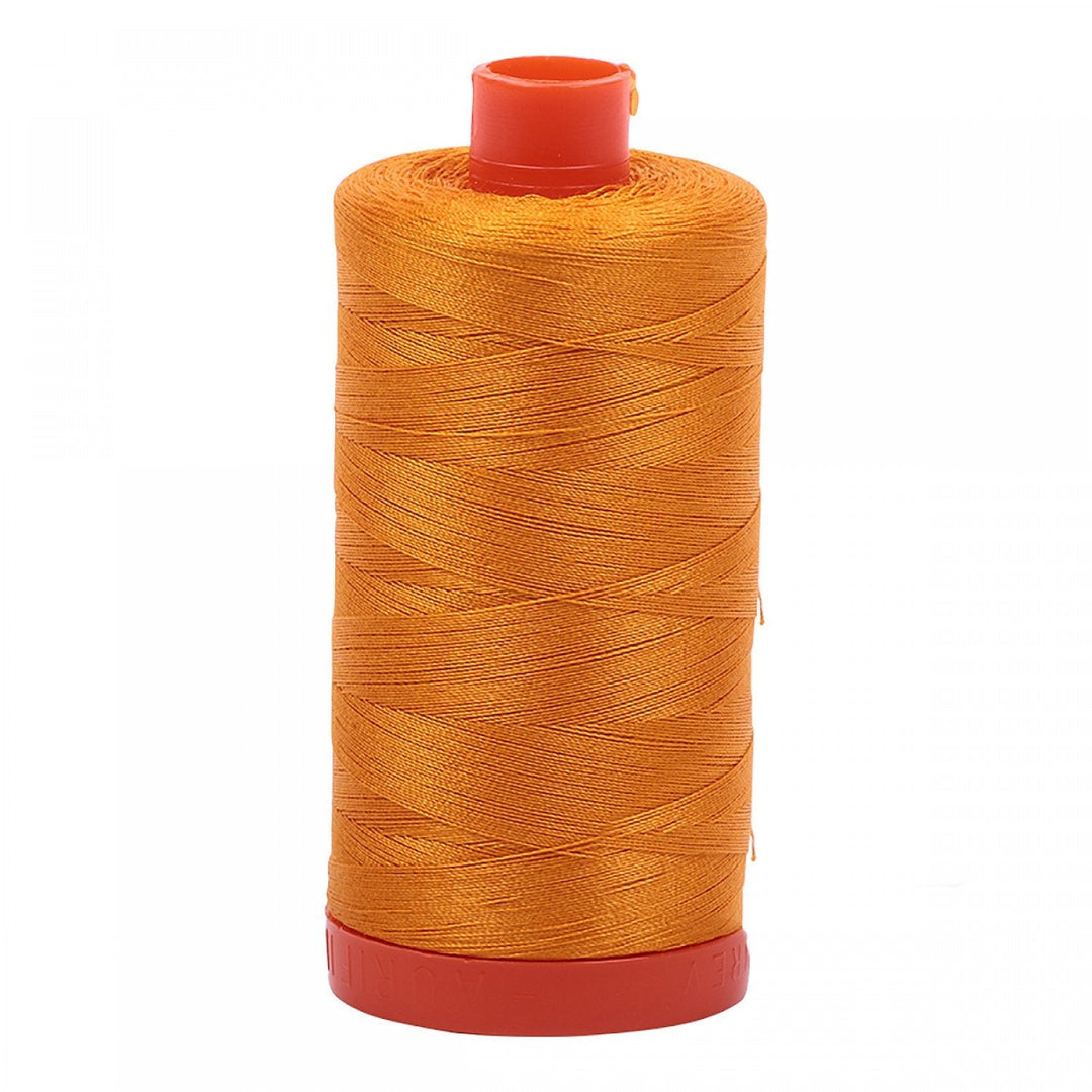 Aurifil Yellow Orange A1050-2145 1422yds 50wt Mako Cotton Thread