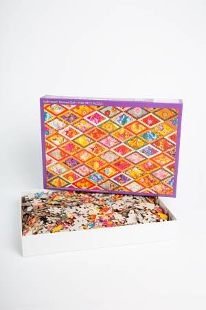 Kaffe Fassetts Diamond Quilt Jigsaw Puzzle for Adults