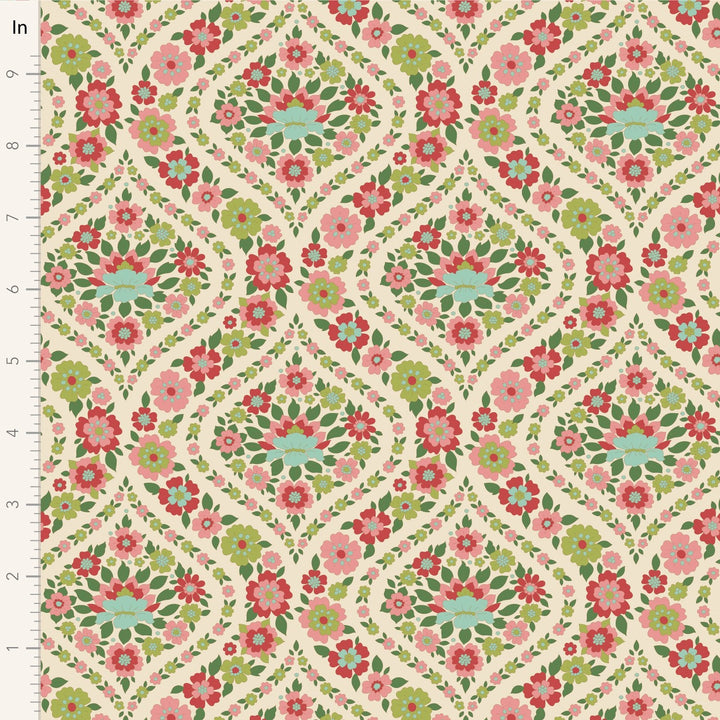 Bianca - Green Wallflower by Tilda Fabrics