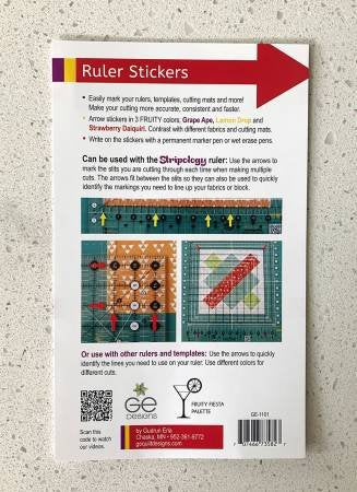 GEasy Ruler Stickers - Fruity Fiesta Palette by GE Designs