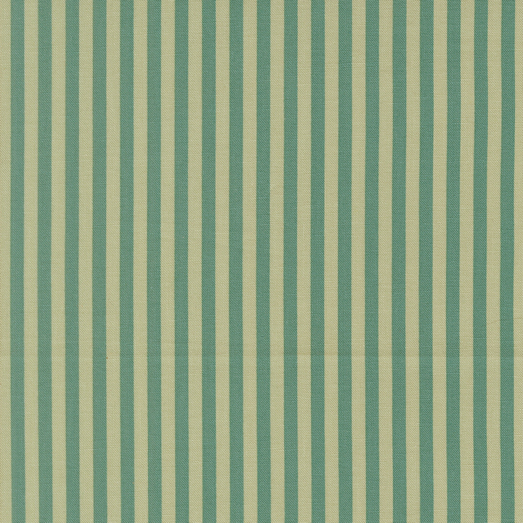 Stripe - Mist - Popcorn by Elizabeth Hartman