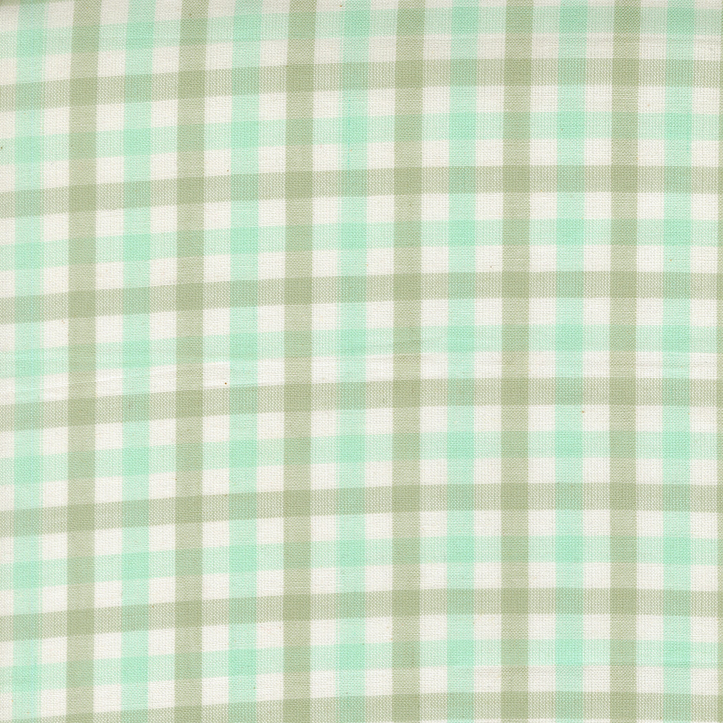 Plaids - Aqua - Popcorn Wovens by Elizabeth Hartman